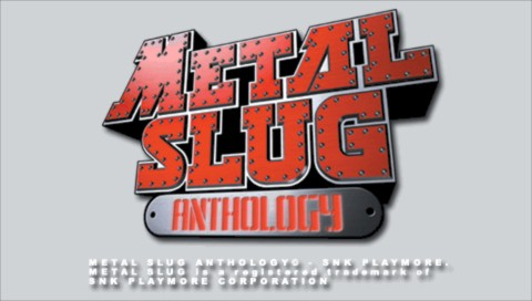 Metal Slug Anthology title screen for PSP